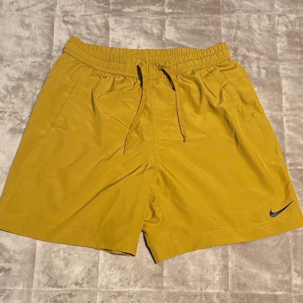 Nike Ochre Yellow Athletic Shorts